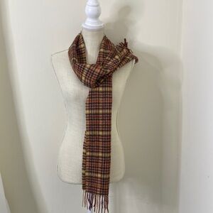 Fall colors cashmere scarf